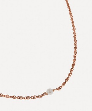 Stephanie Schneider - Rose Gold-Plated Akoya Pearl Necklace image number 1