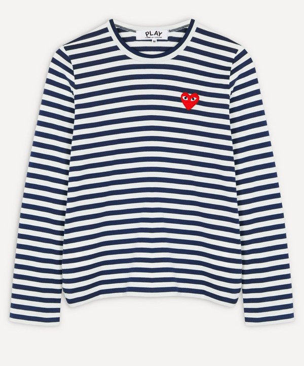 Comme des Garçons Play - Striped Long-Sleeve T-Shirt image number null