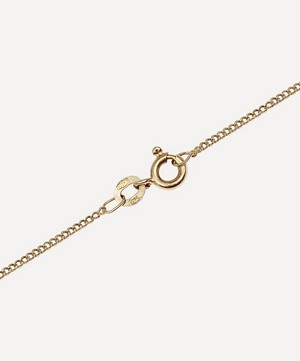 Kojis - Gold Aquamarine and Sapphire Pendant Necklace image number 2