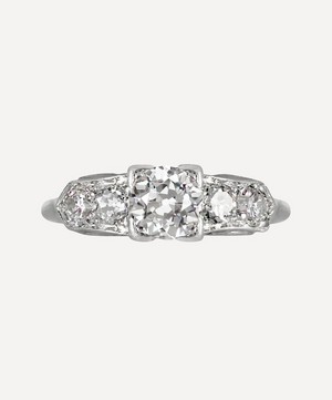 Kojis - White Gold Art Deco Diamond Ring image number 0