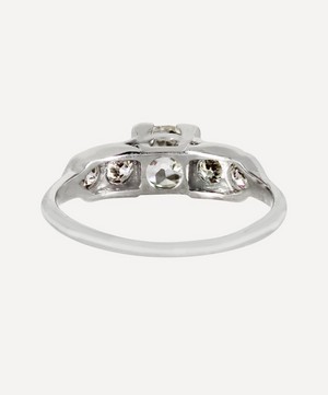 Kojis - White Gold Art Deco Diamond Ring image number 3
