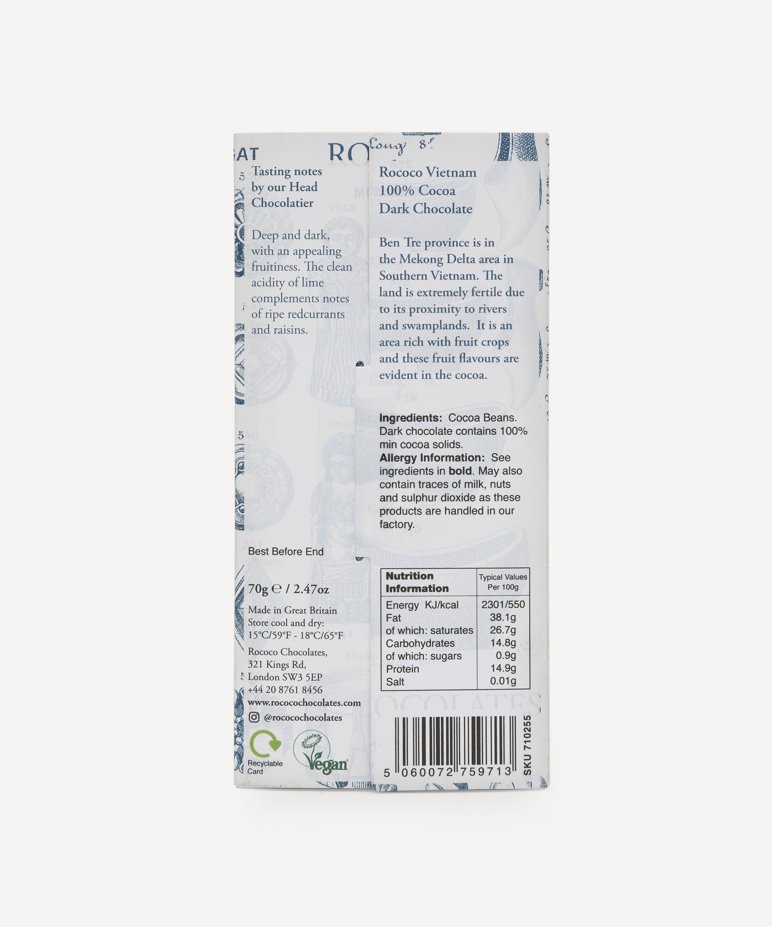 Rococo - Vietnam Single Origin 100% Dark Chocolate Bar 70g image number 1