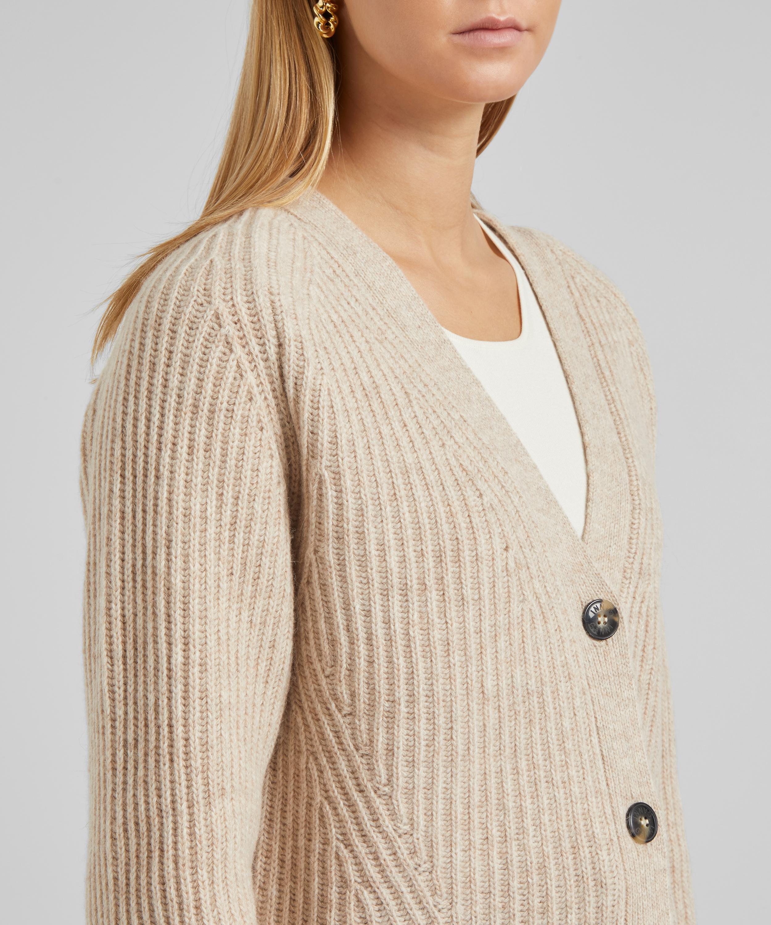 ganni ribbed knit cardigan