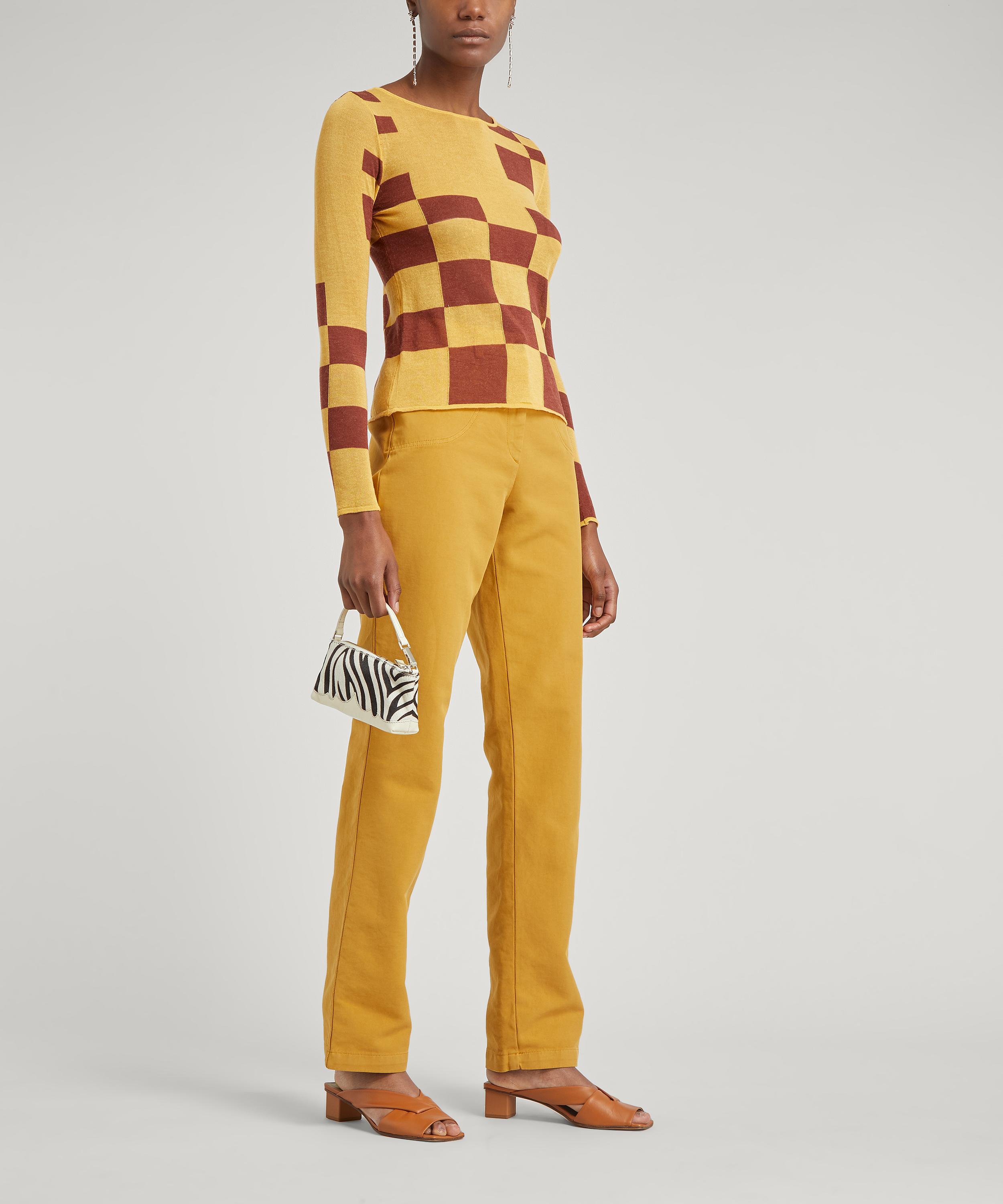 Paloma Wool - Pixel Check Long-Sleeve Top image number 2