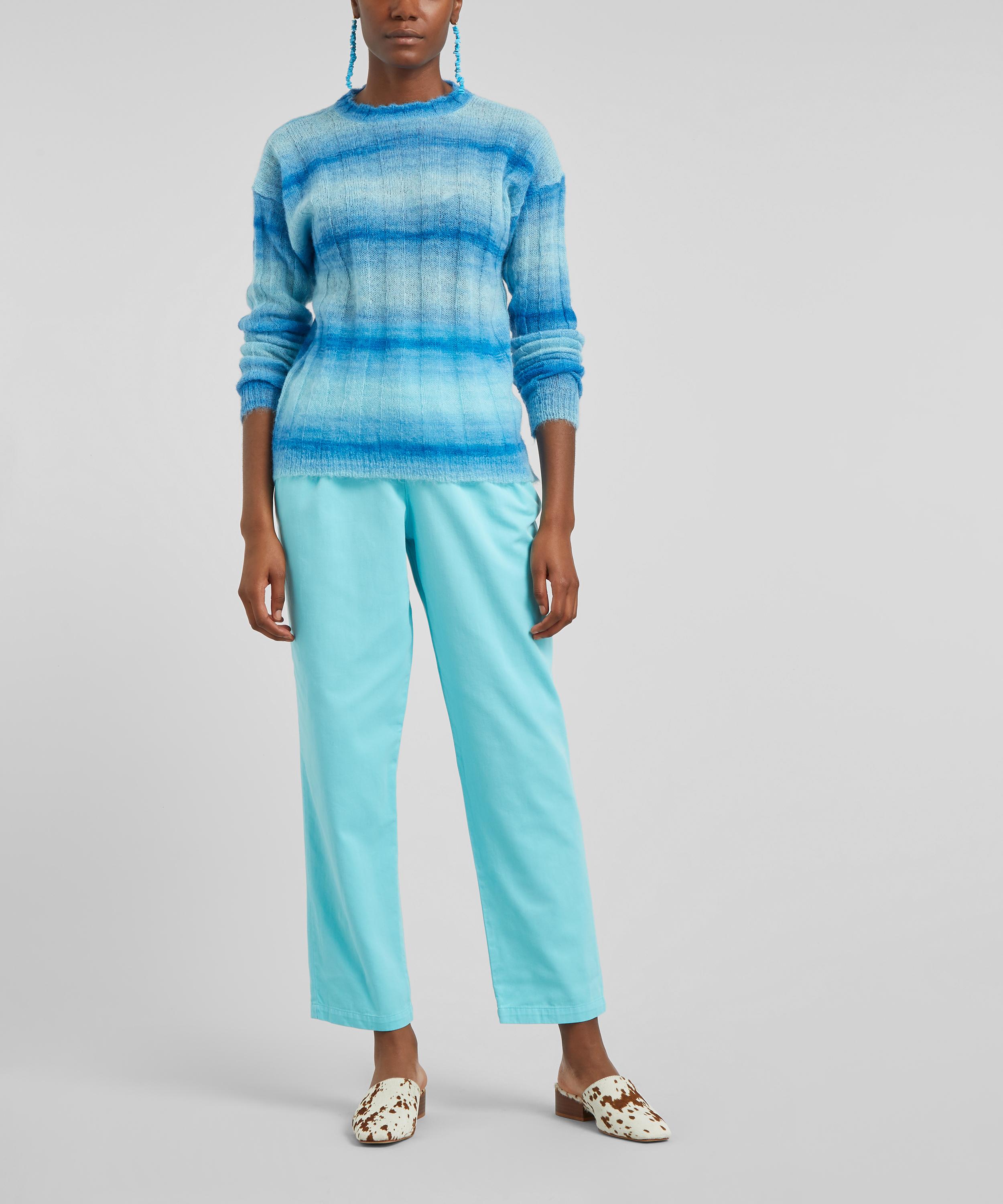 PALOMA WOOL PISCO STRIPED CREW-NECK JUMPER