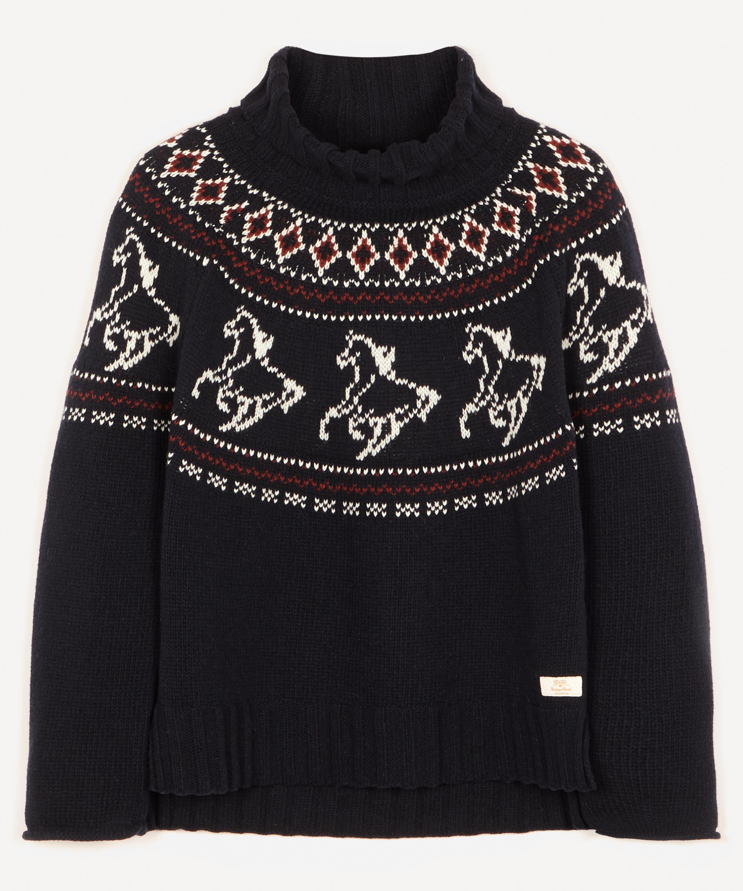 barbour fair isle jumper womens