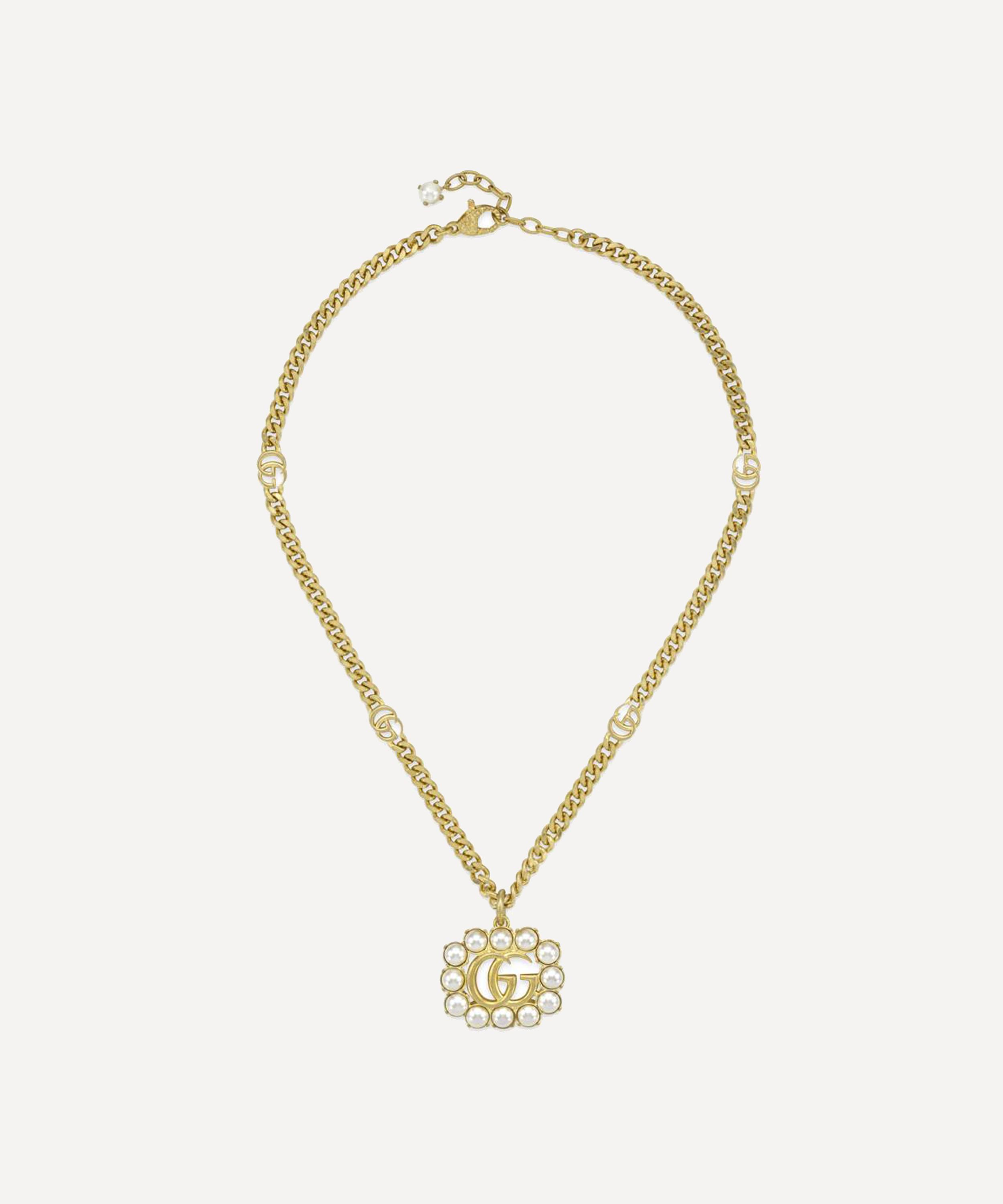 gucci double g pendant