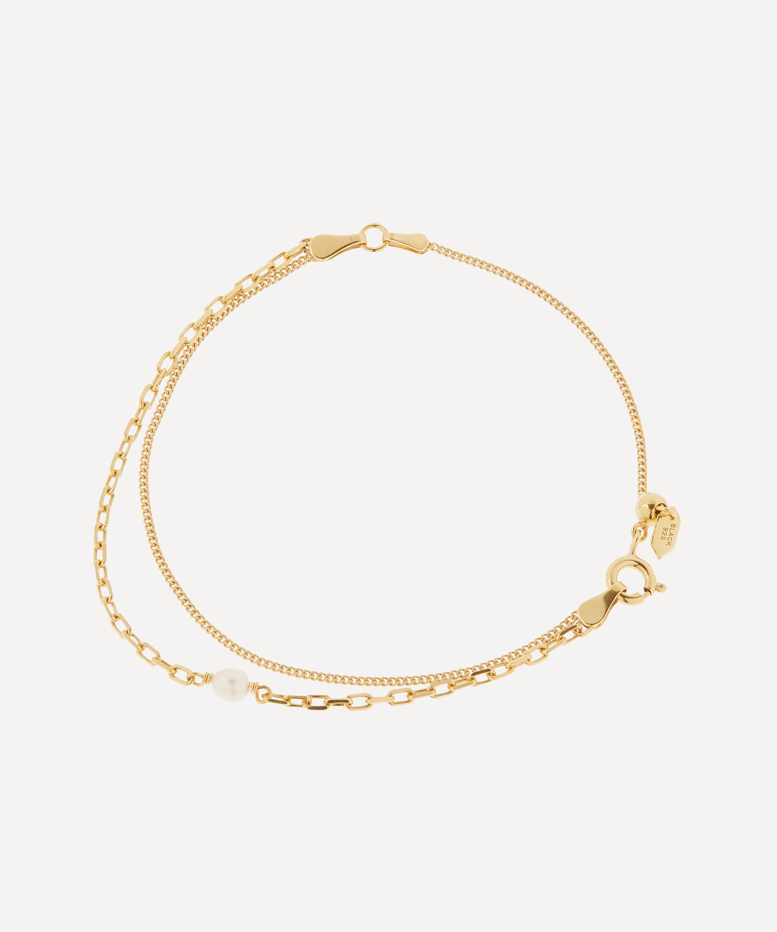 Maria Black - Gold-Plated Cantare Double Chain Bracelet image number 2