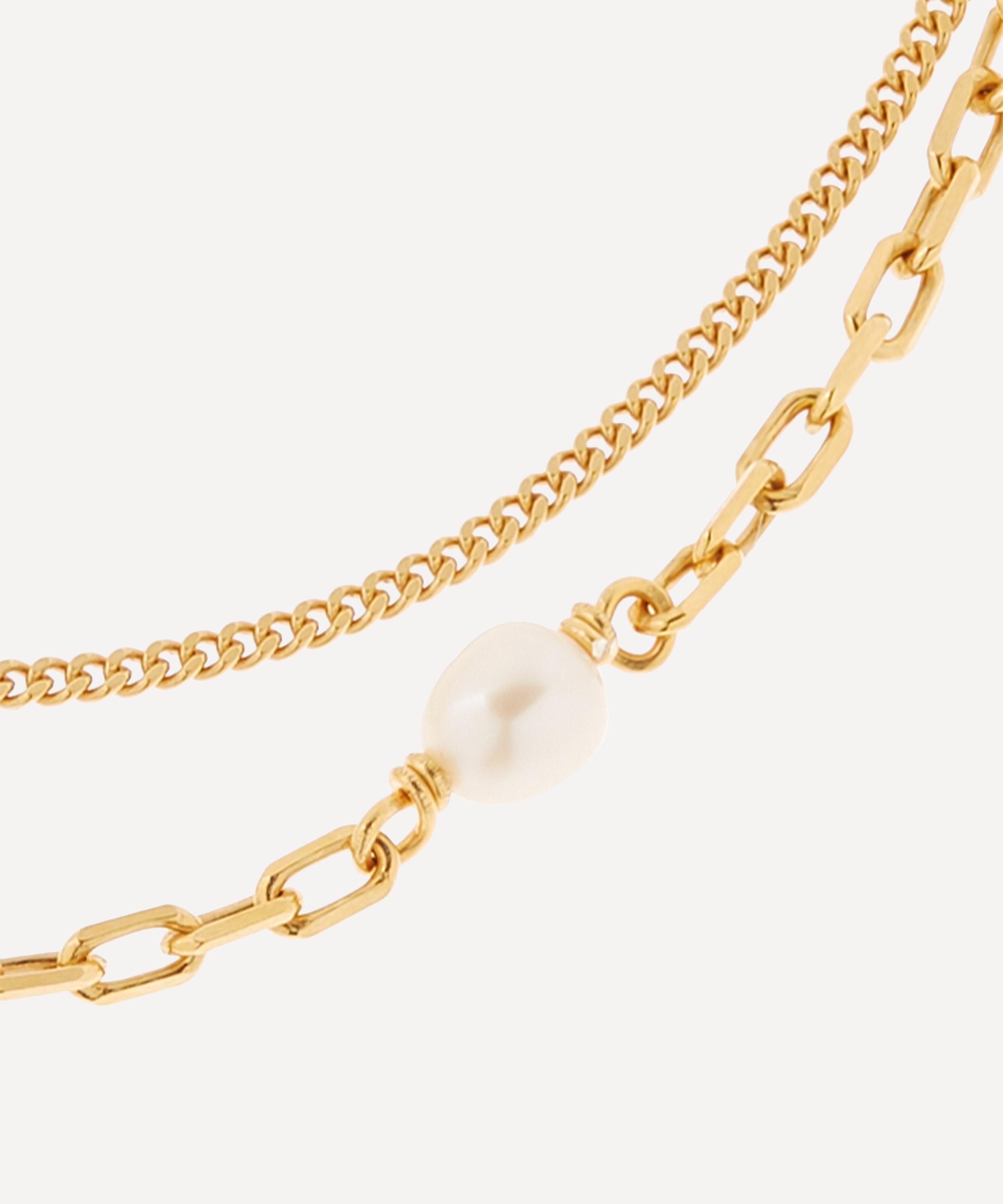 Maria Black - Gold-Plated Cantare Double Chain Bracelet image number 3
