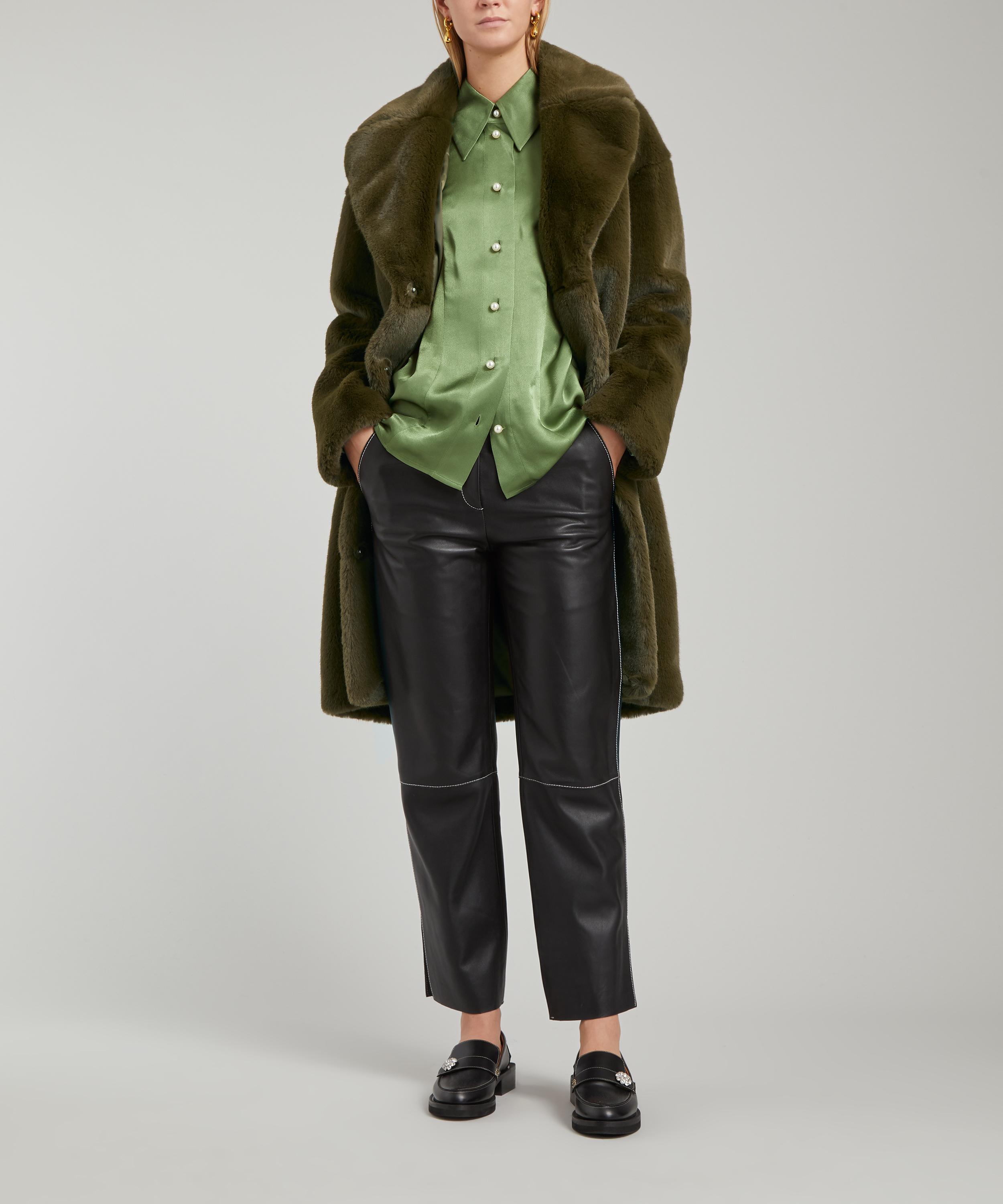 Acne studios hotsell faux fur coat