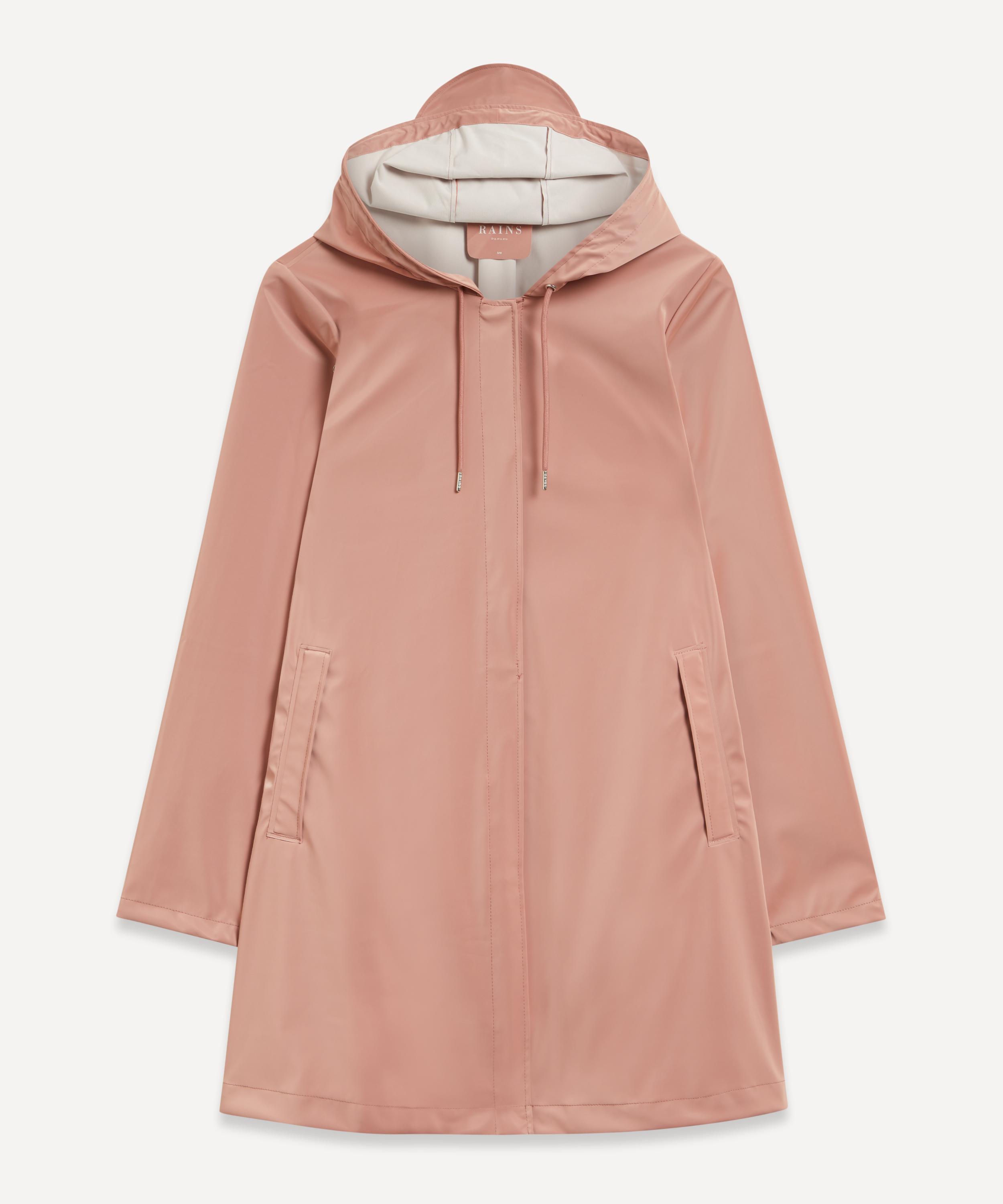 Rains A-line Jacket In Blush
