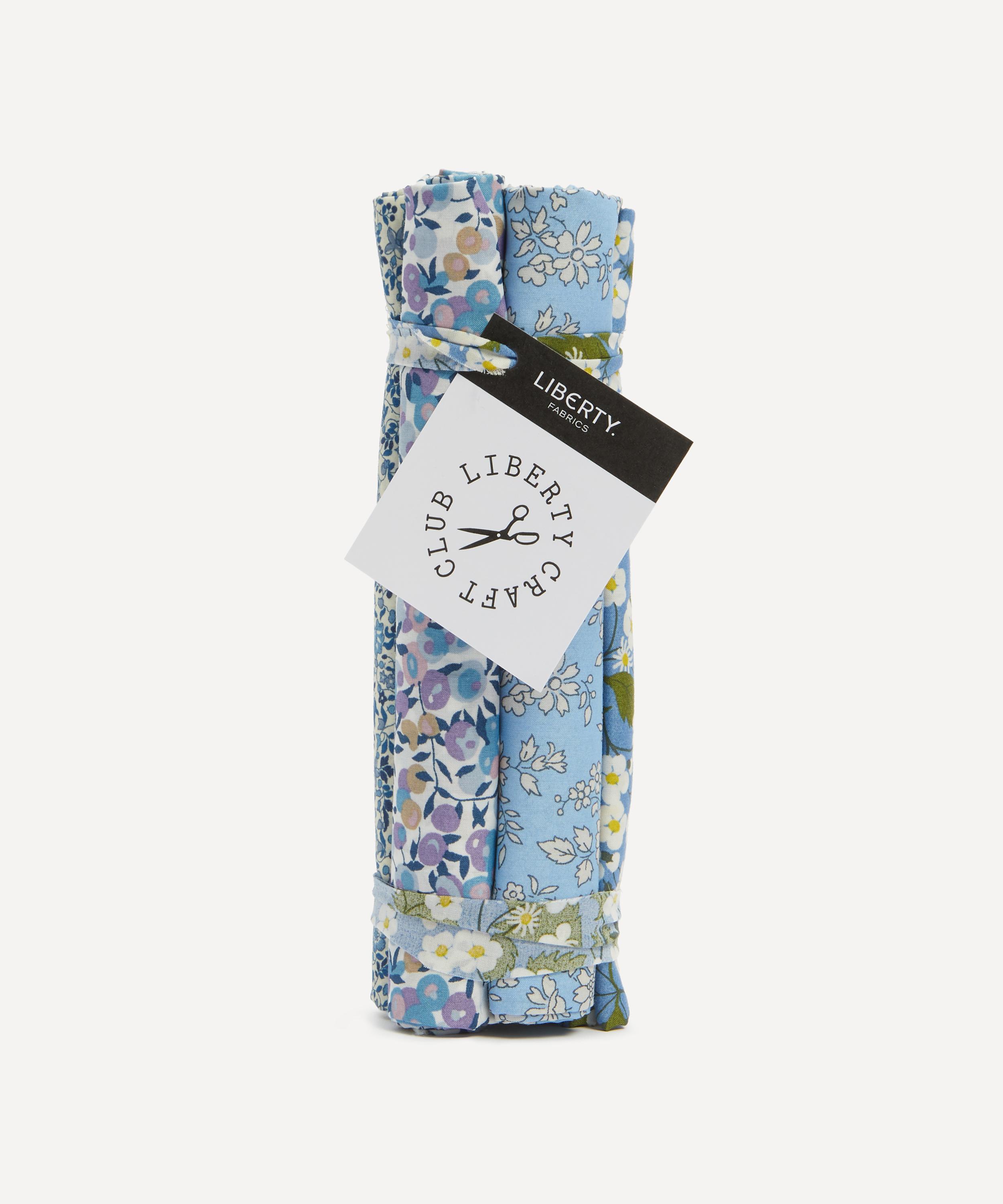 Liberty Fabrics - Blue Tana Lawn™ Cotton Fabric Bundle One Metre