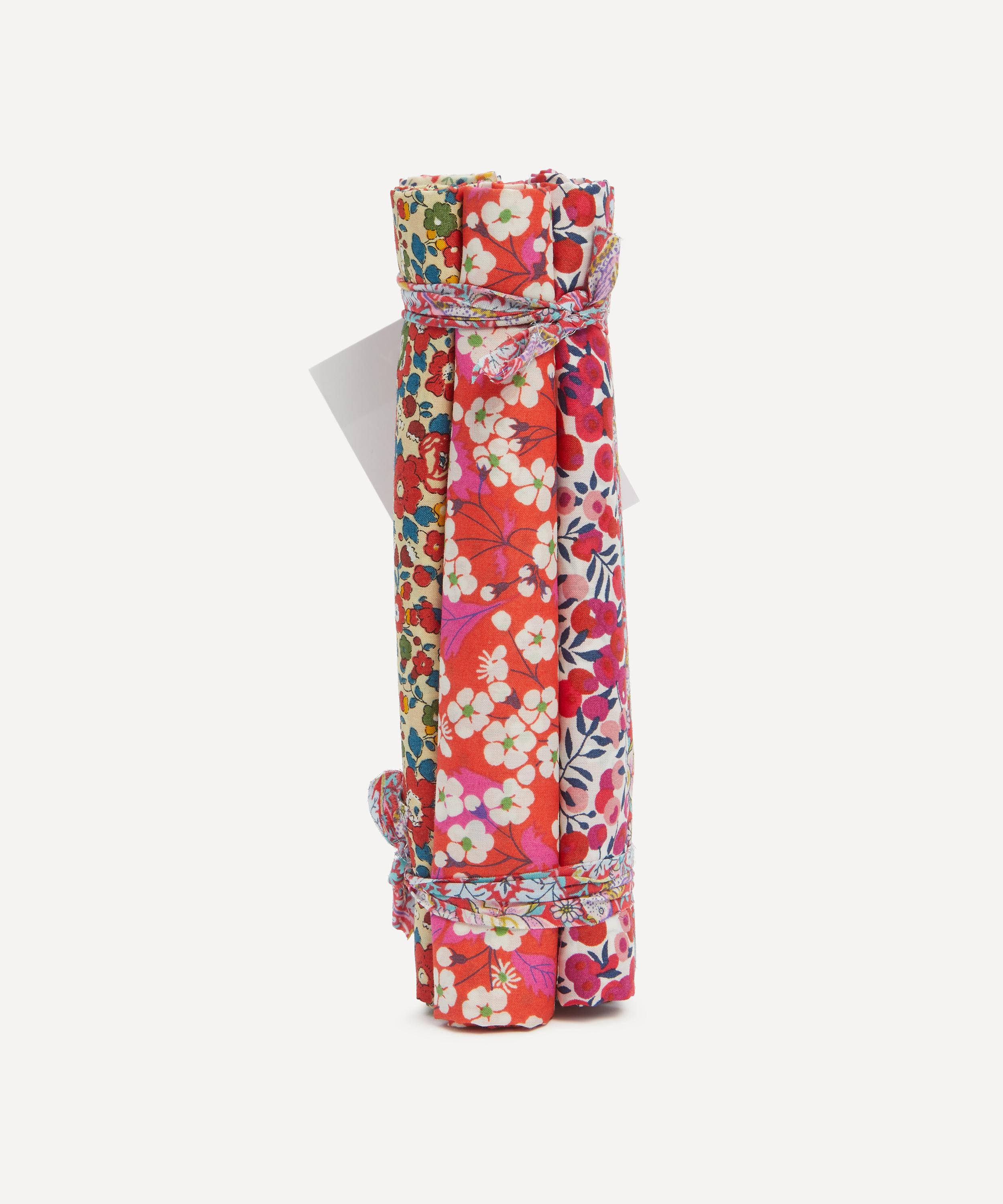 Liberty Fabrics - Red Tana Lawn™ Cotton Fabric Bundle One Metre image number 1