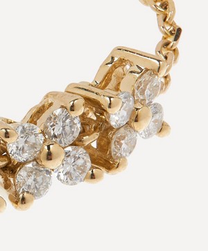 Anissa Kermiche - 14ct Gold Brontë Doré Diamond Chain Ring image number 3