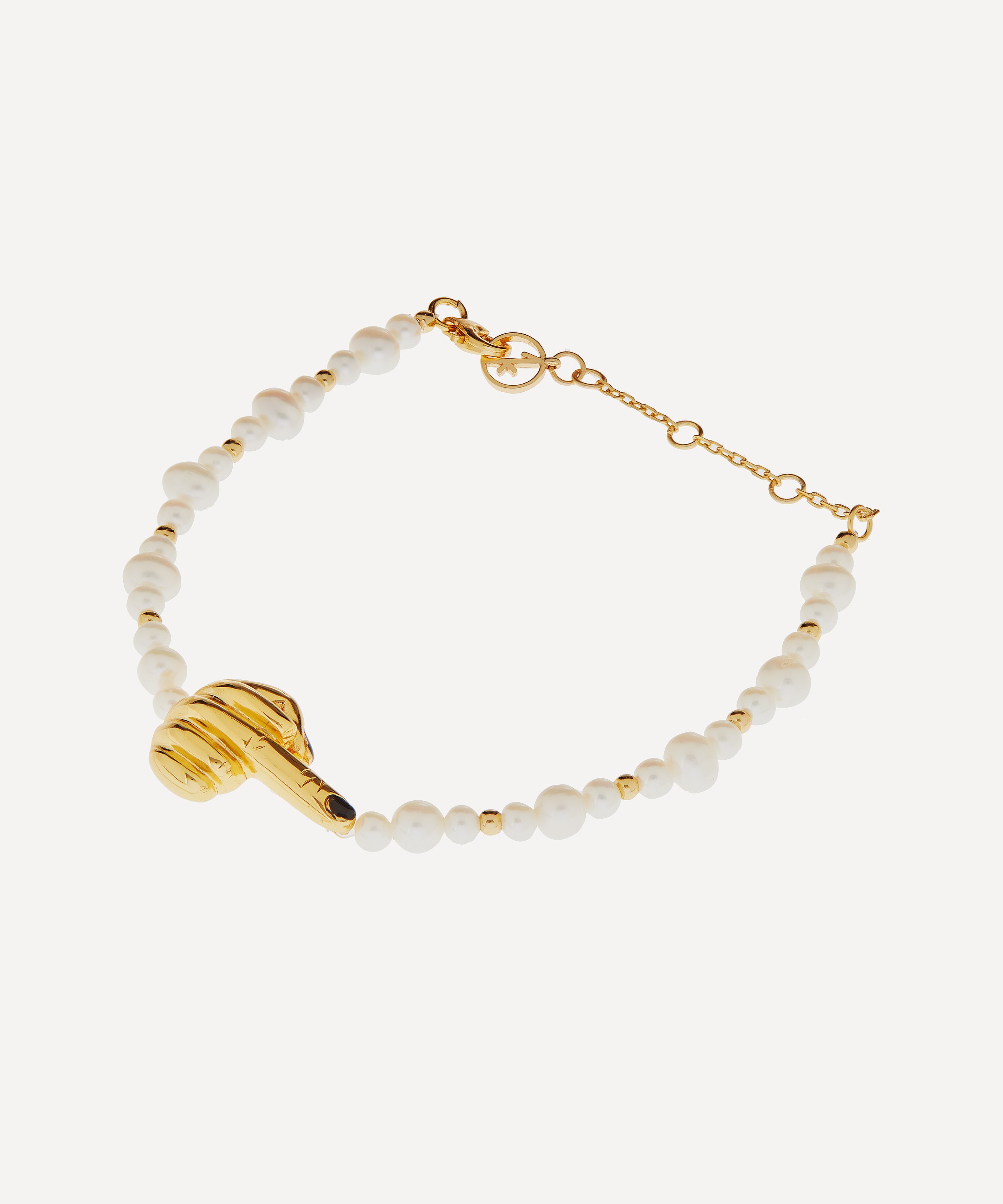 Anissa Kermiche - Gold-Plated French for Goodnight Pearl Bracelet image number 2