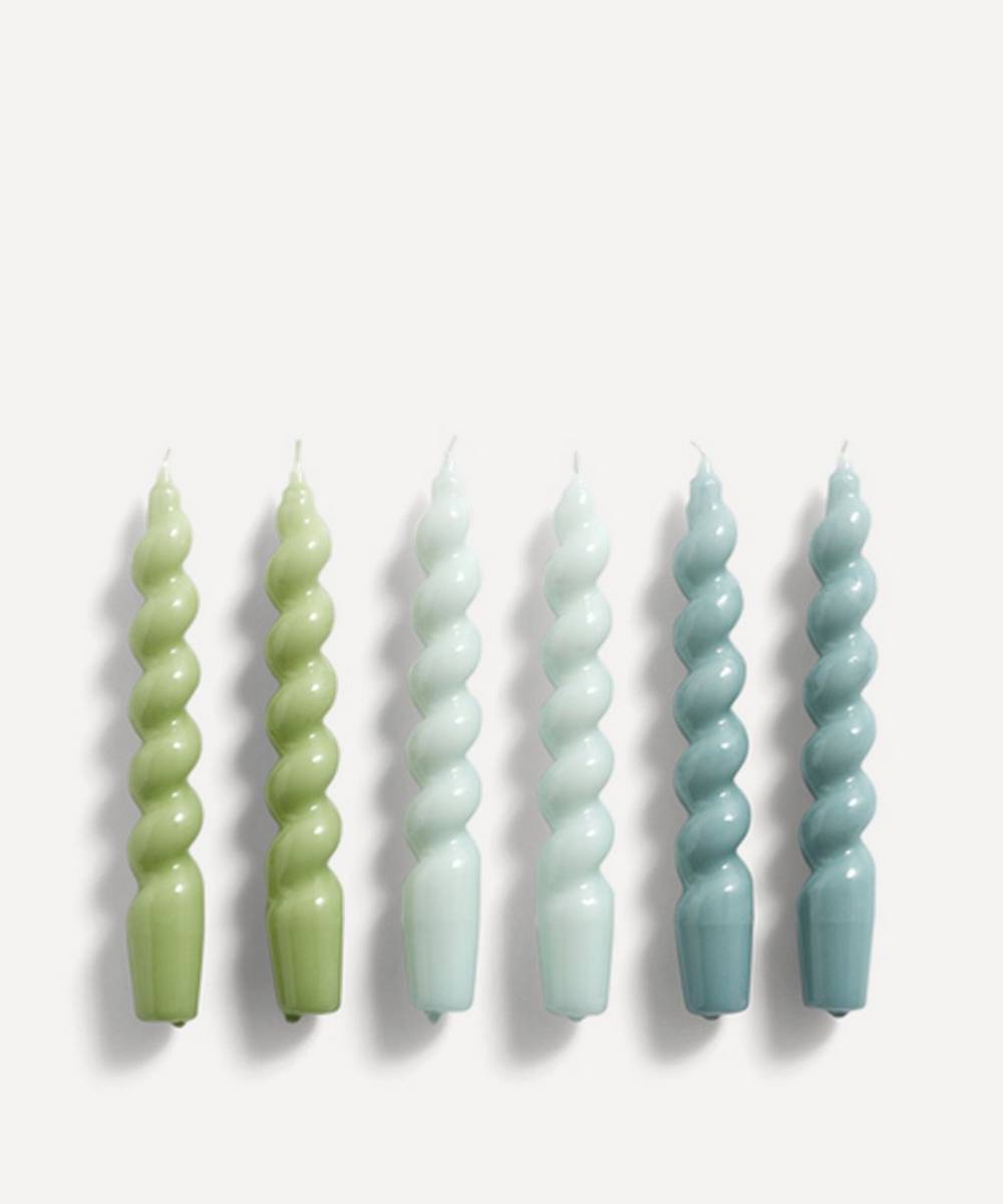 Hay - Spiral Candles Set of Six