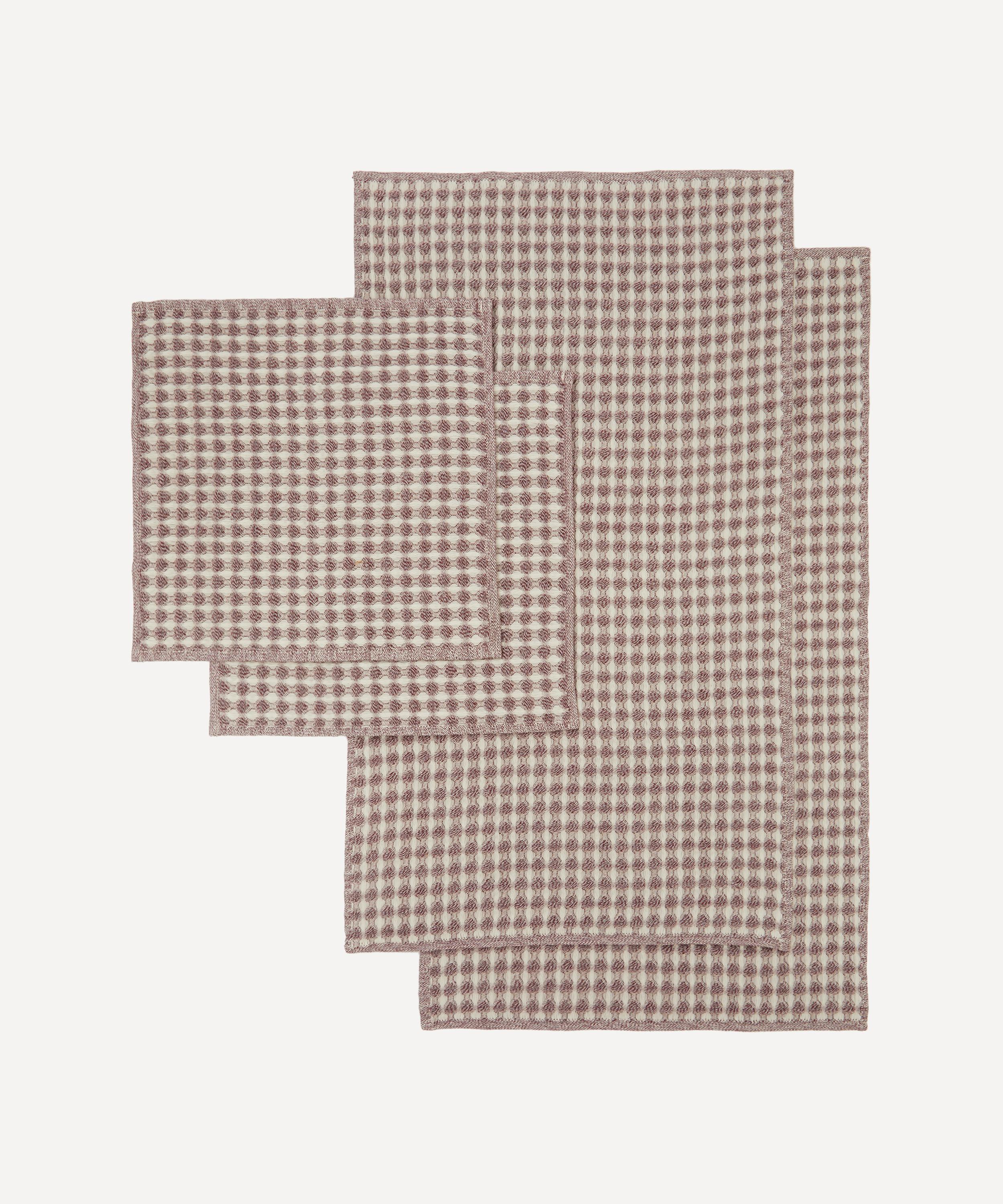 Hay - Twist Dish Cloths and Tea Towels Set of 4 image number 0