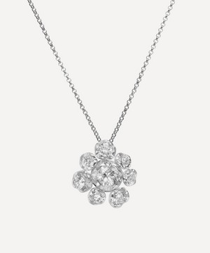 Annoushka - 18ct White Gold Marguerite Large Diamond Flower Pendant Necklace image number 0