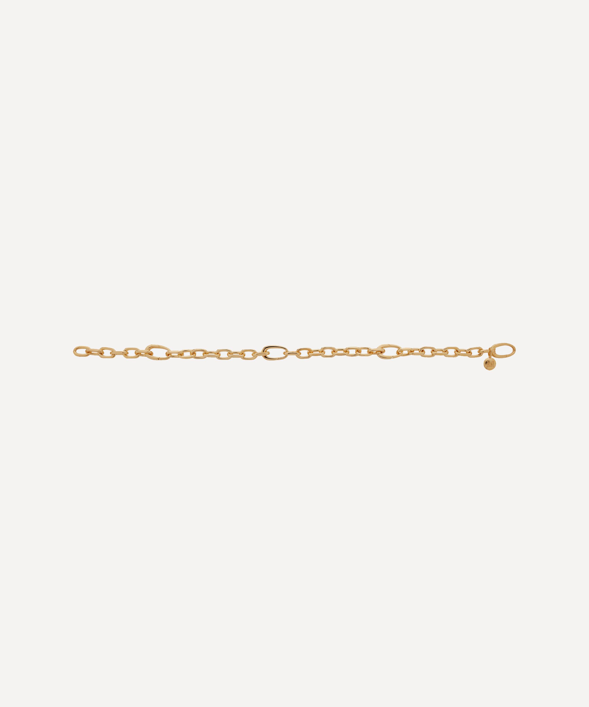 Monica Vinader Alta Capture Charm Bracelet Yellow Gold