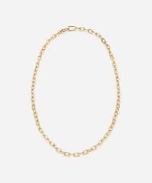 Monica Vinader - Gold Plated Vermeil Silver Alta Capture Mini Link Necklace image number 0