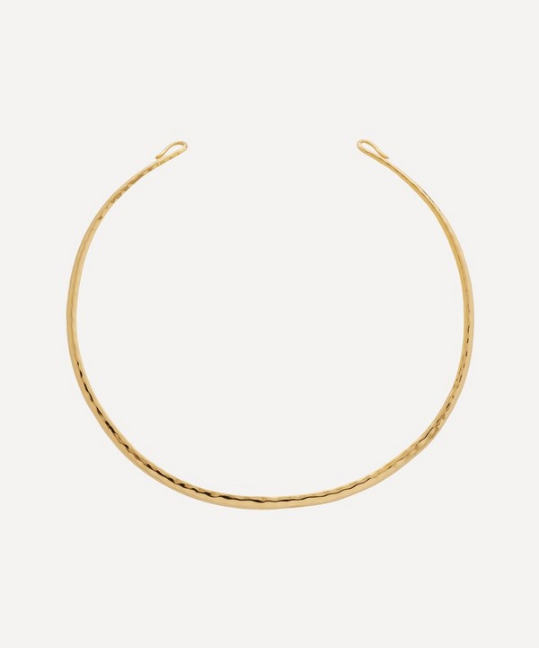 Monica Vinader - x Doina Gold Plated Vermeil Silver Torc Necklace image number null