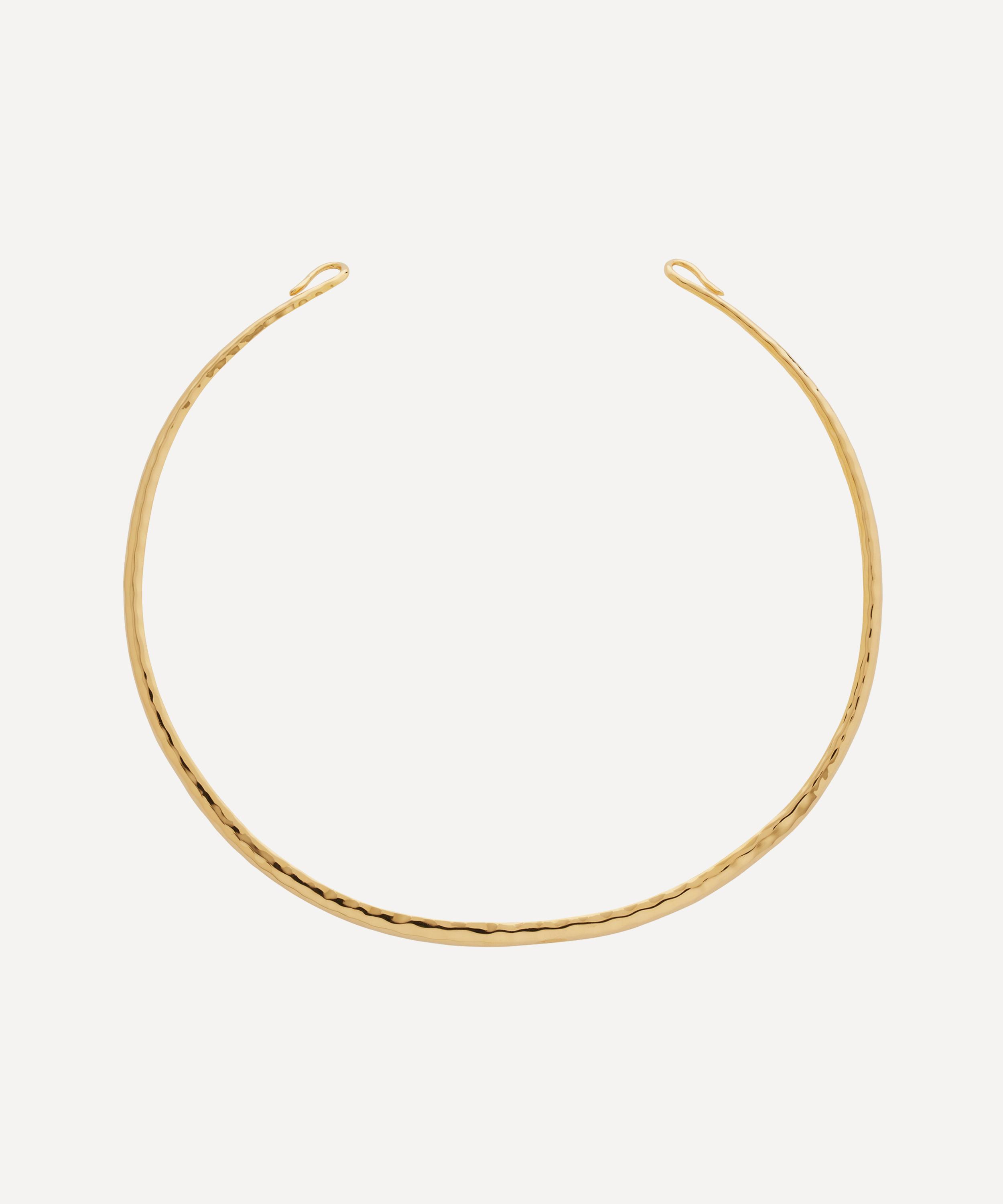 Monica Vinader - x Doina Gold Plated Vermeil Silver Torc Necklace image number 0