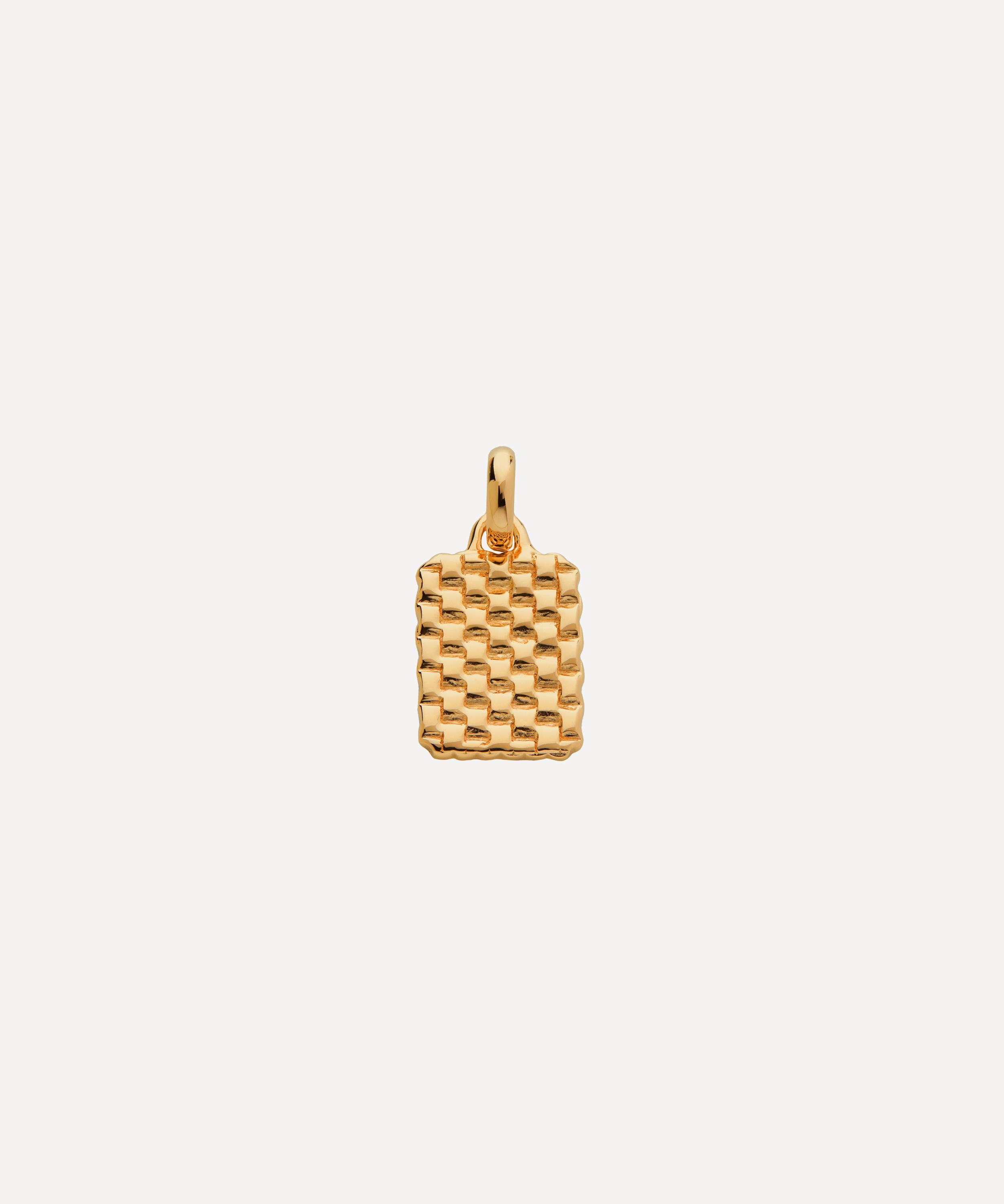 Monica Vinader - 18ct Gold Plated Vermeil Silver Heirloom Pendant Charm image number 0