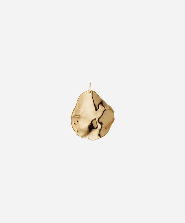 Monica Vinader - Gold Plated Vermeil Silver Nura Shell Pendant Charm image number null