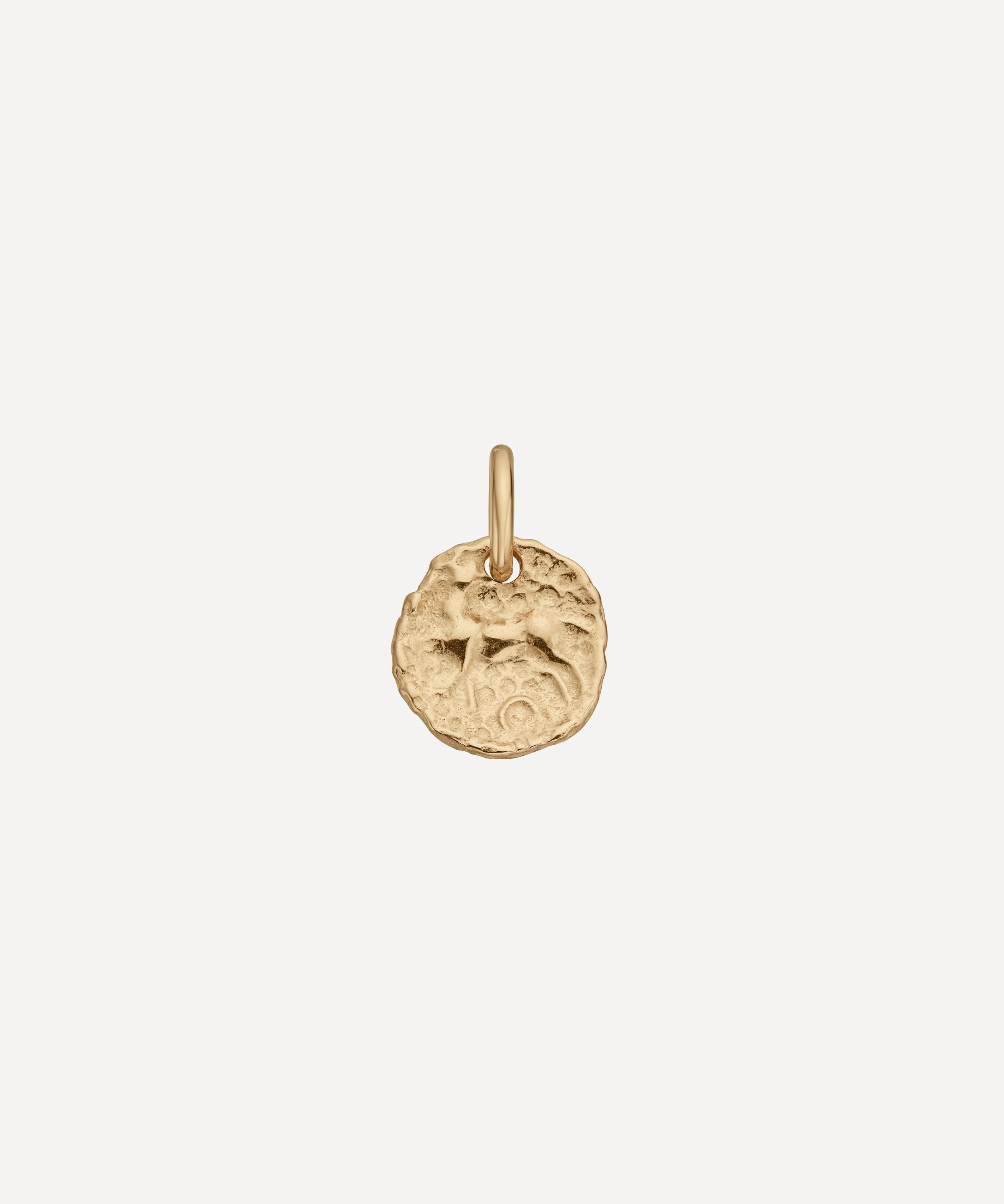 Small gold sale coin pendant