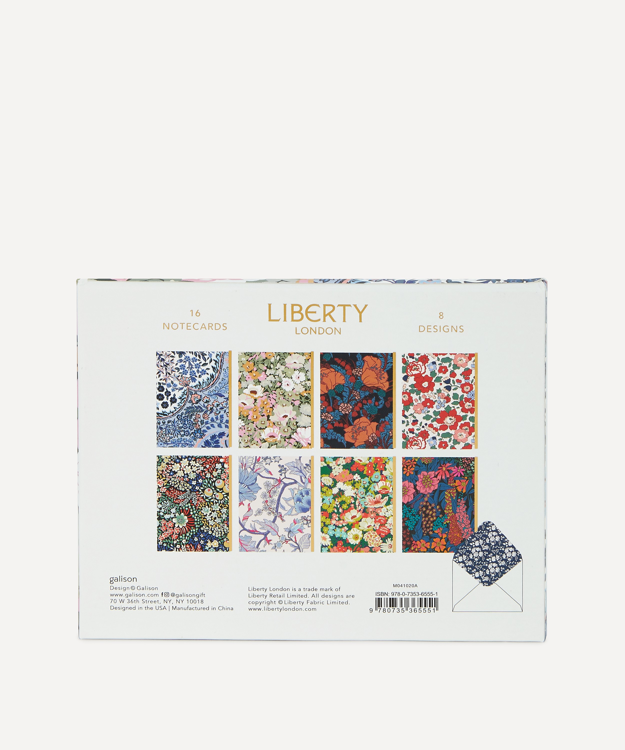 Liberty - Floral Greeting Notecard Set image number 4