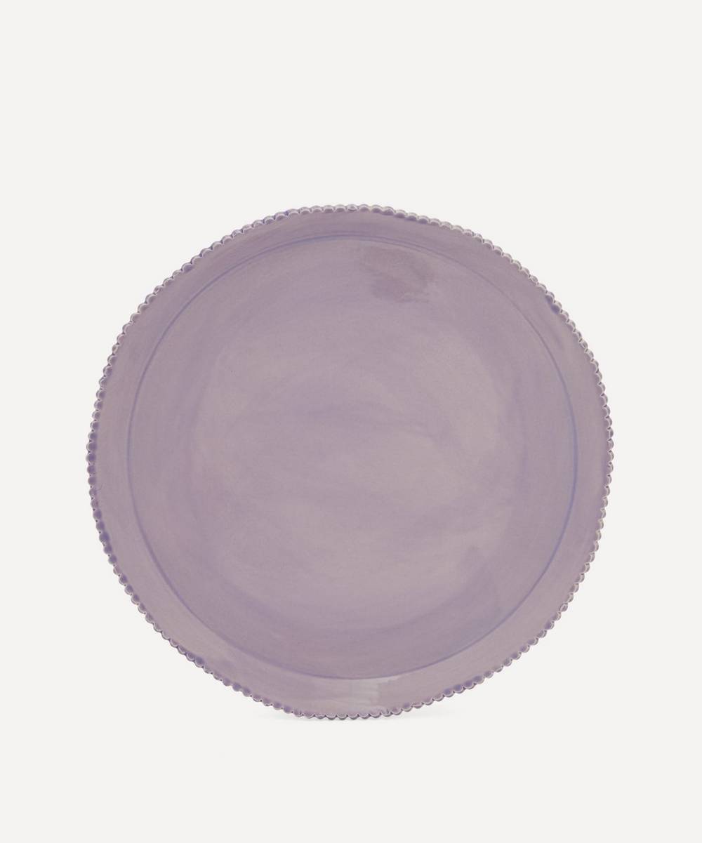 KC Hossack Pottery - Scalloped Edge Stoneware Charger Plate