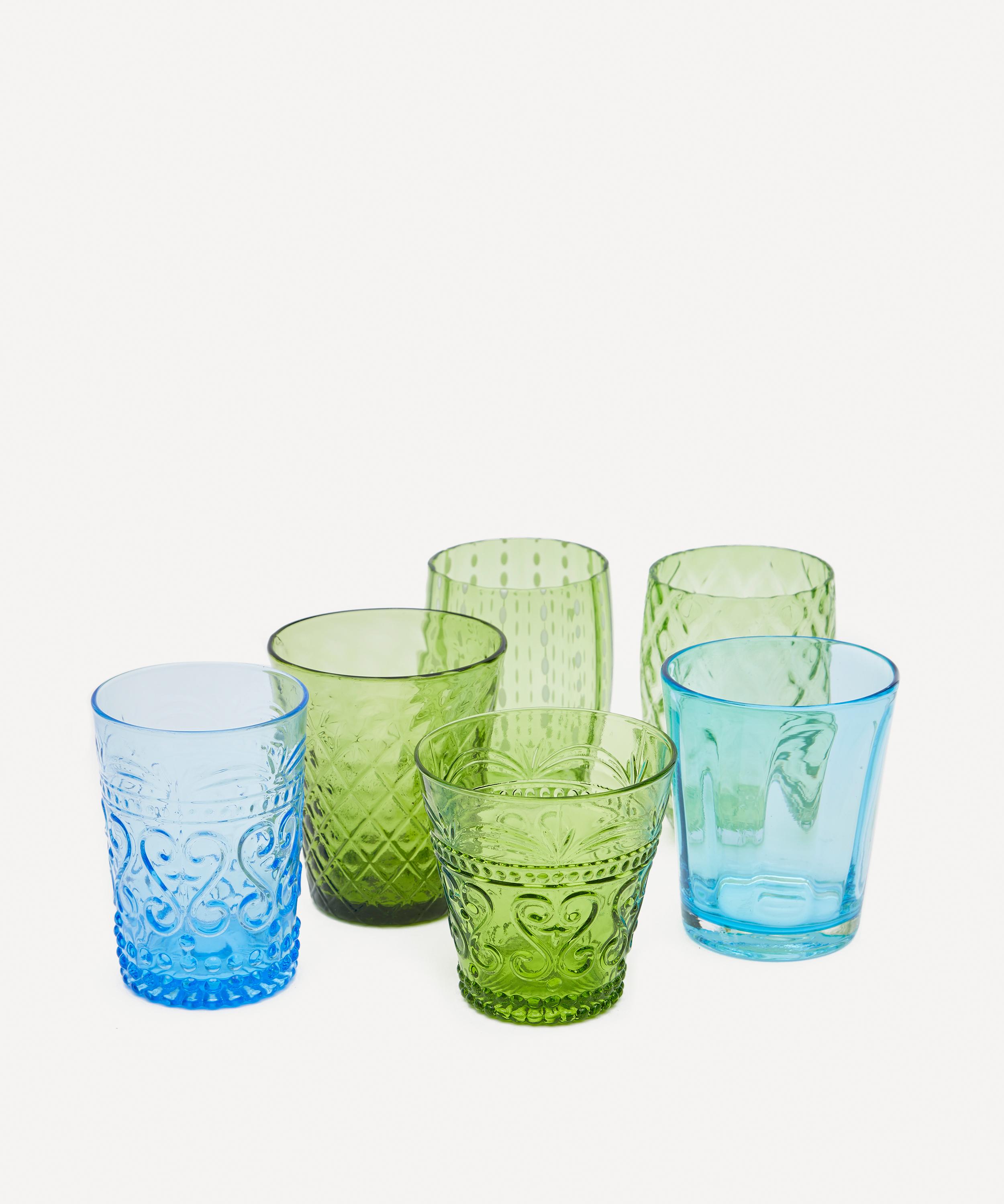 Zafferano Melting Pot Assorted Glasses Set of 6