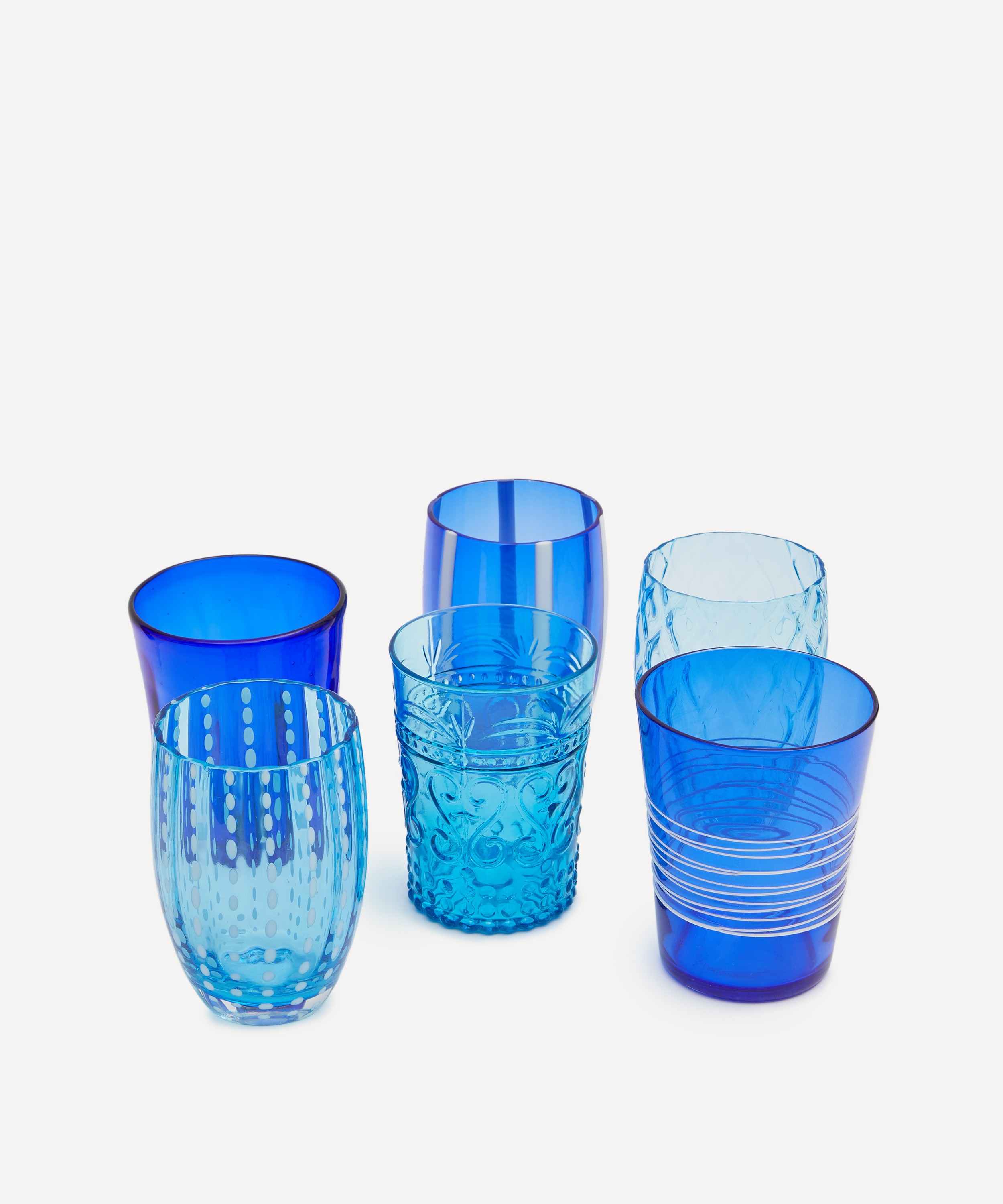 Zafferano - Melting Pot Assorted Glasses Set of 6 image number 3