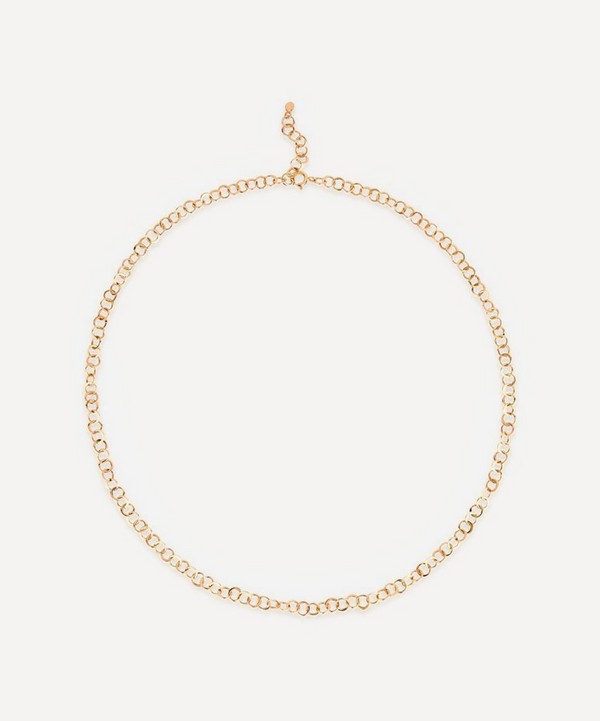 Dinny Hall - 9ct Gold Planished Necklace