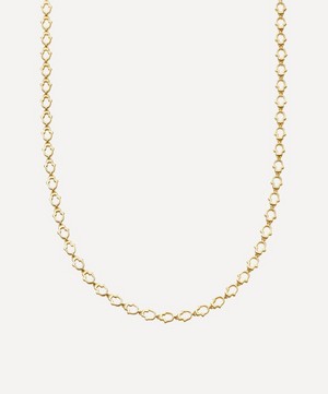 Astley Clarke - Gold Plated Vermeil Silver Biography Hamsa Chain Necklace image number 0