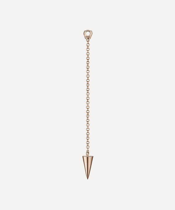 Maria Tash - 14ct 40mm Pendulum Charm with Long Spike image number null