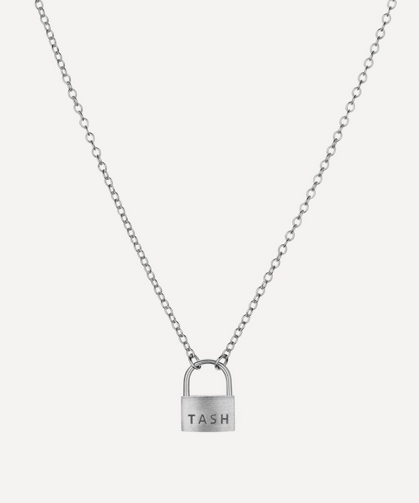 Maria Tash - 14ct 18" Large Padlock Necklace image number null