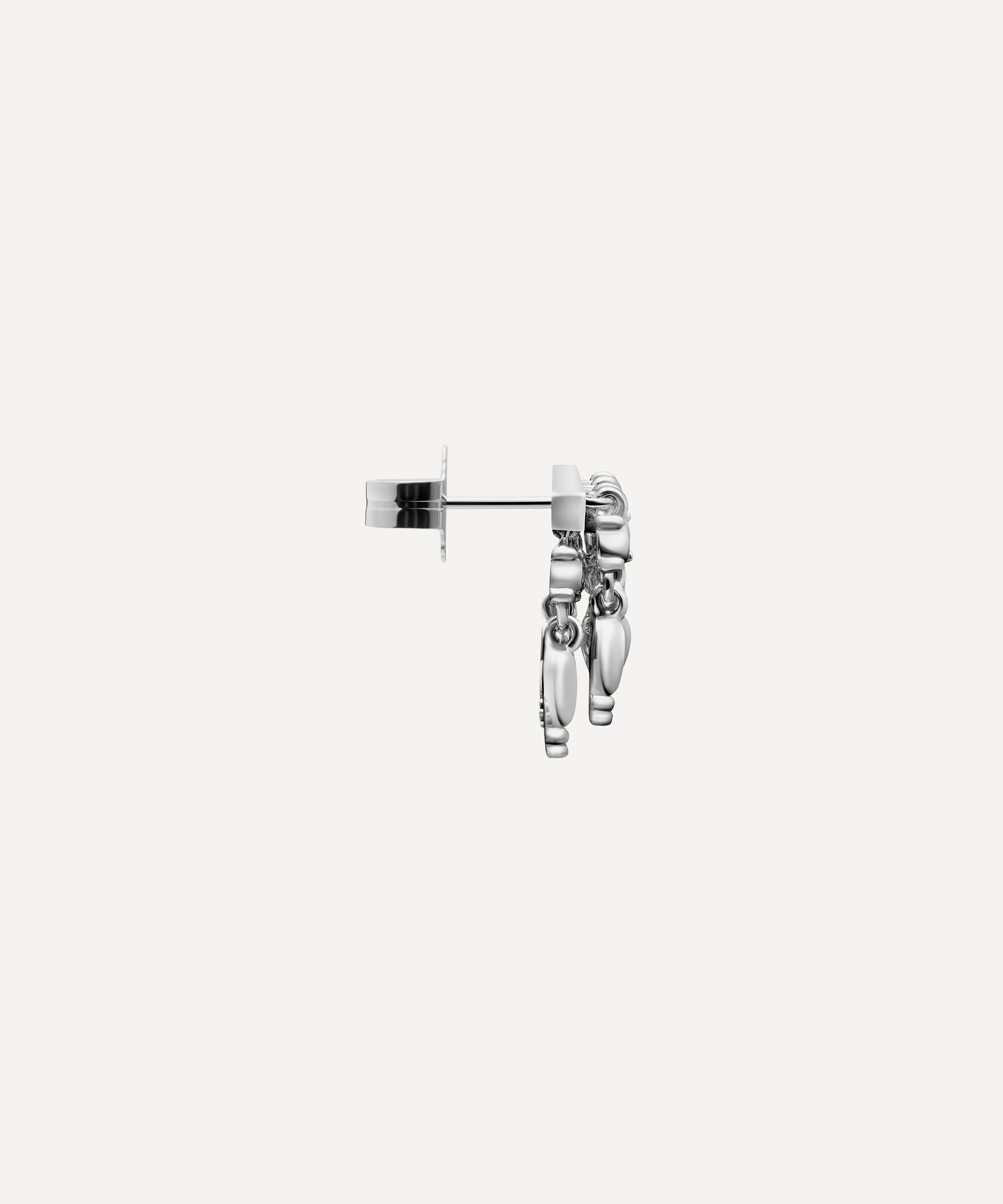 Maria Tash - 14ct 11mm Tassel Bar Stud Earring Left image number 3