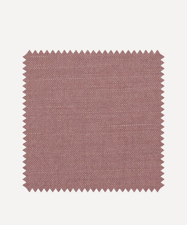 Liberty Interiors - Fabric Swatch - Sloe Plain Emberton Linen image number null