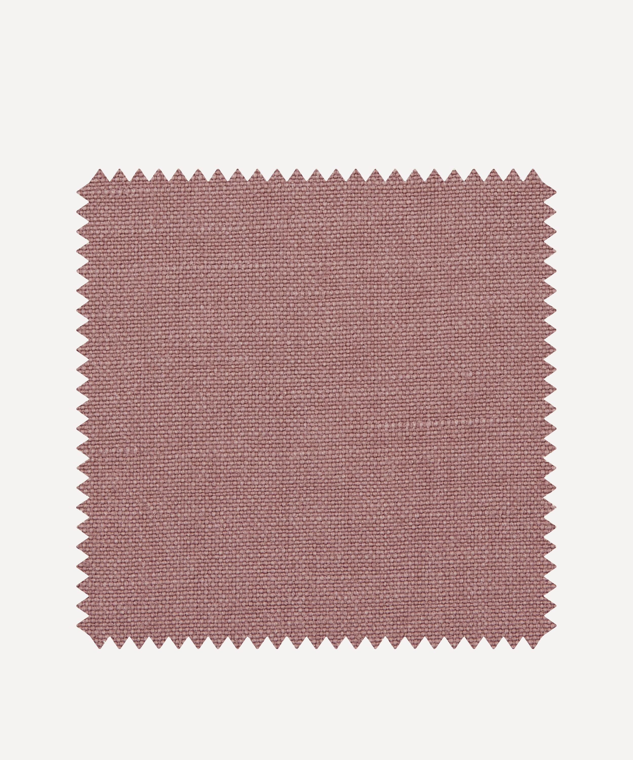 Liberty Interiors - Fabric Swatch - Sloe Plain Emberton Linen