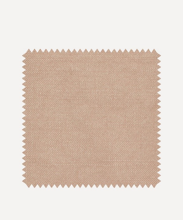 Liberty Interiors - Fabric Swatch - Ointment Plain Emberton Linen image number null