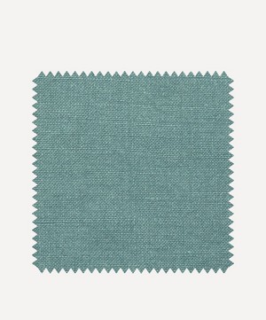 Liberty Interiors - Fabric Swatch - Robin's Egg Plain Emberton Linen image number 0