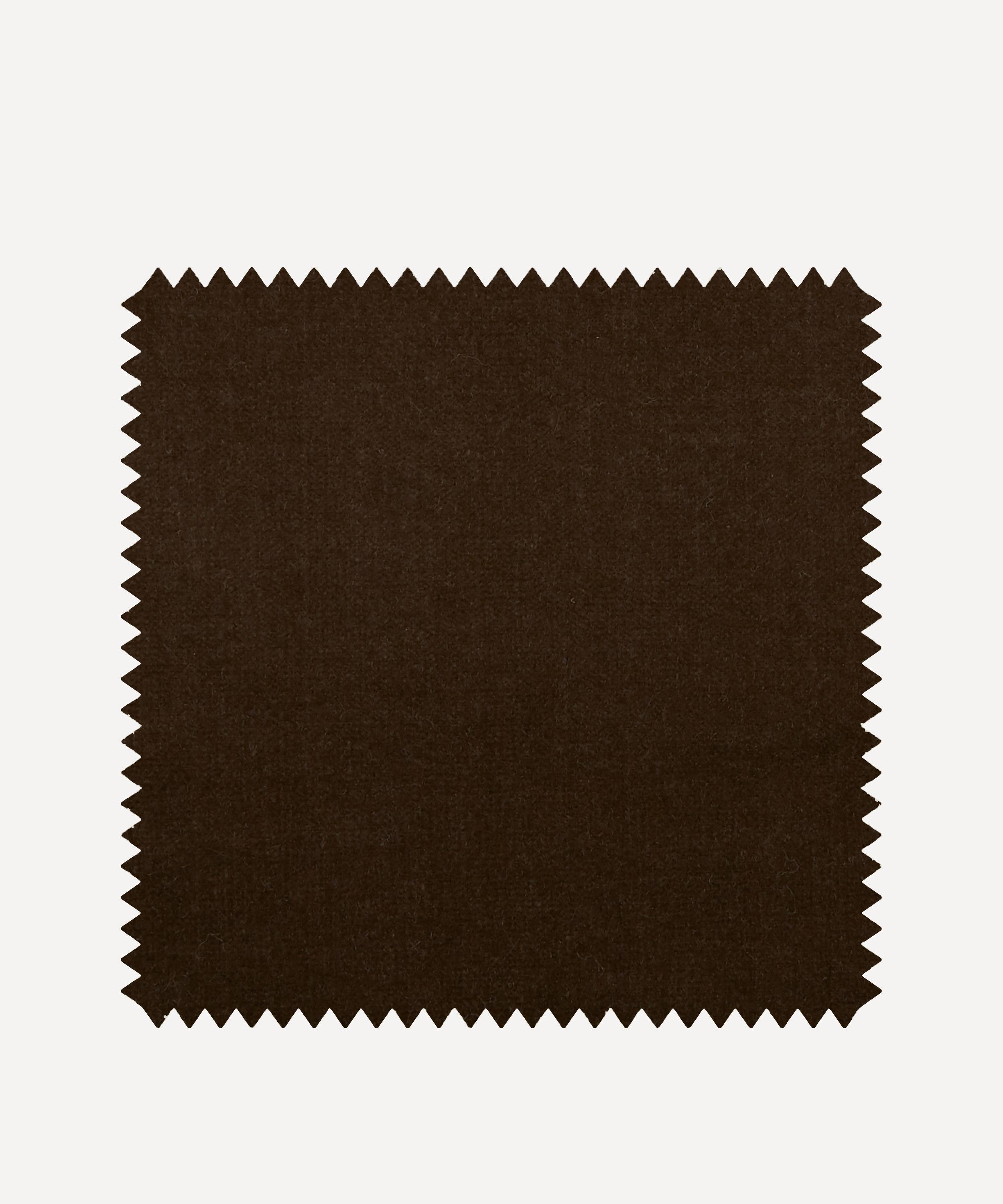Liberty Interiors - Fabric Swatch - Cotton Velvet Mole image number 0