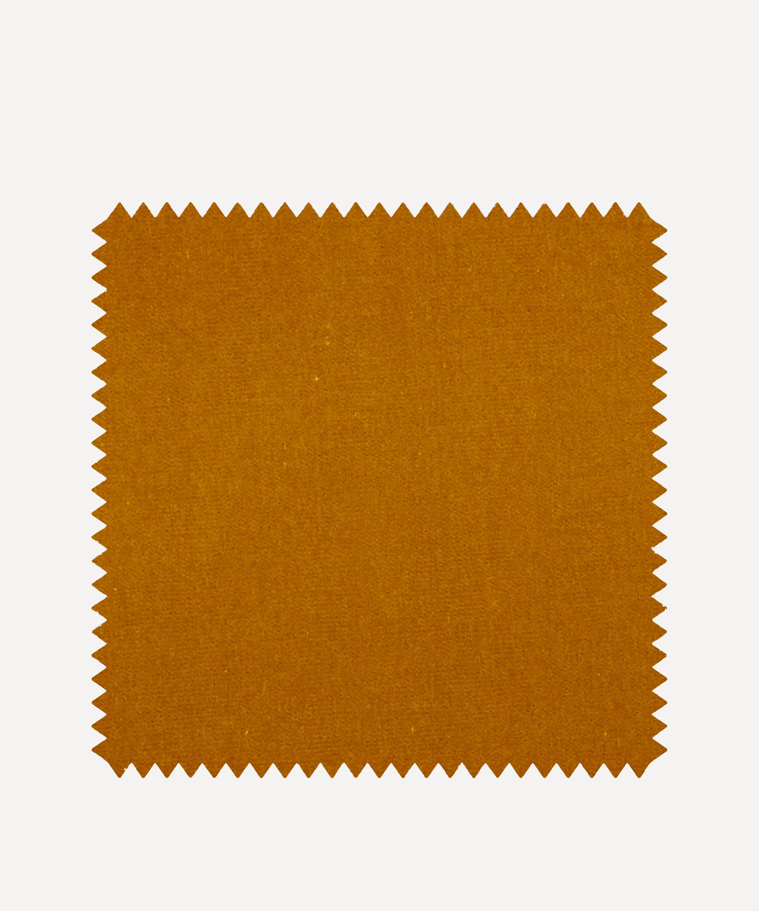 Liberty Interiors - Fabric Swatch - Fennel Plain Cotton Velvet image number 0