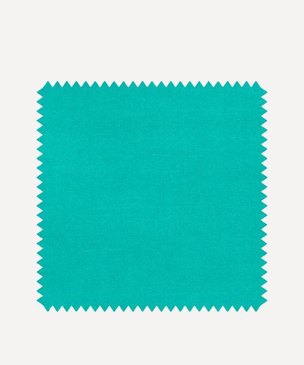 Liberty Interiors - Fabric Swatch - Jadeite Plain Cotton Velvet
