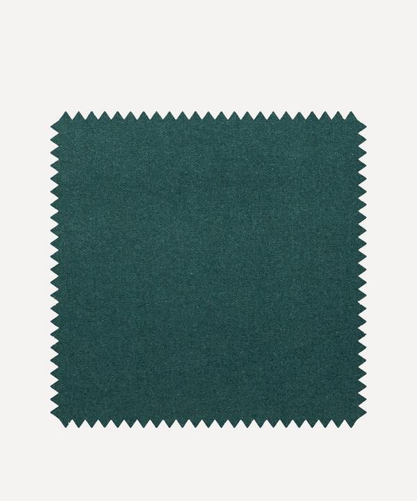 Liberty Interiors - Fabric Swatch - Salvia Plain Cotton Velvet image number null