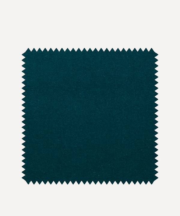 Liberty Interiors - Fabric Swatch - Scarab Plain Cotton Velvet
