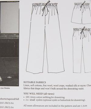 Merchant & Mills - 101 Trouser Sewing Pattern image number 3