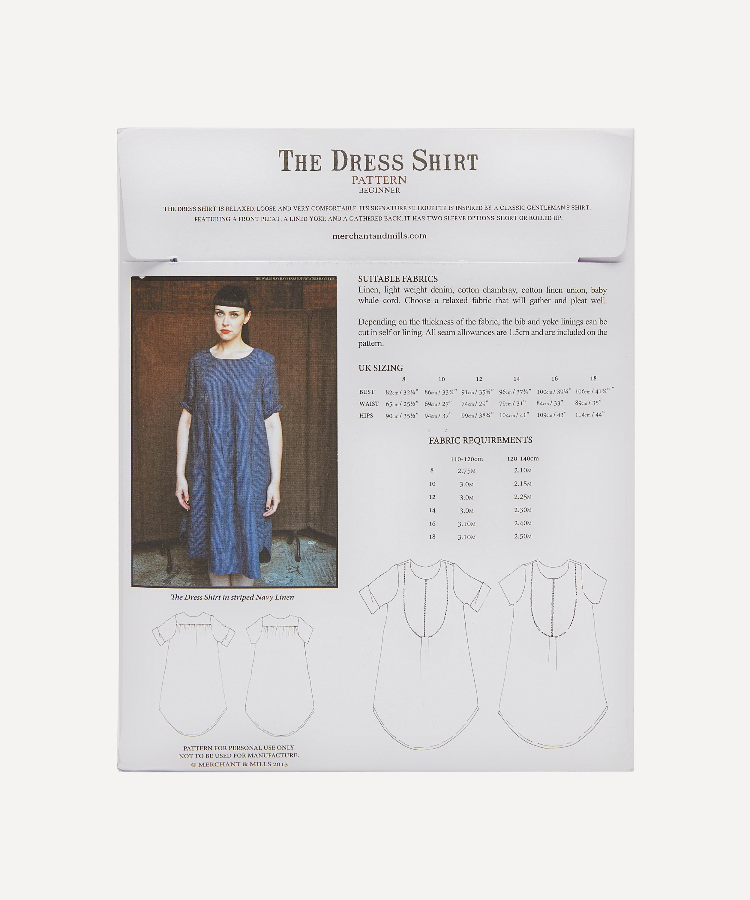 Merchant & Mills - The Dress Shirt Sewing Pattern image number 1