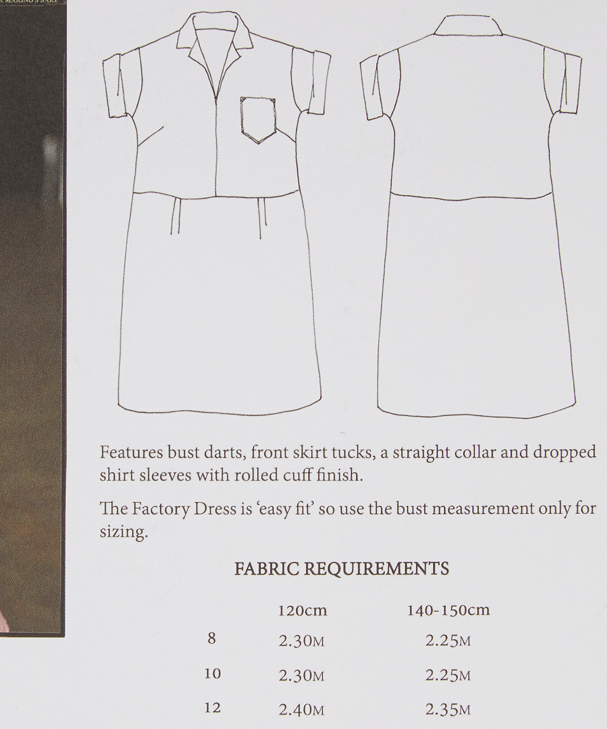 Merchant & Mills / Printed Sewing Pattern / The Box Box Dress +